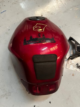 Depósito Kawasaki ZZR600 granate