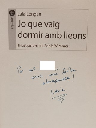 Jo que vaig dormir amb lleons