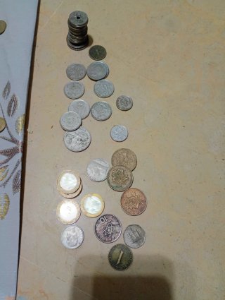 Lote de monedas antiguas