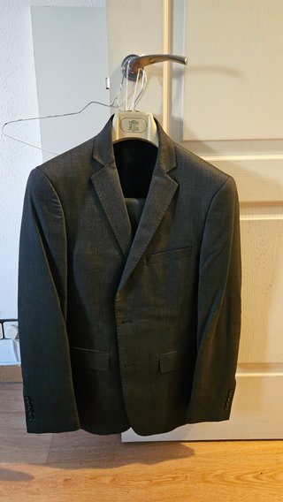 Traje Zara Hombre Talla 40 Gris