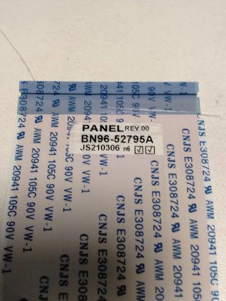 Cable Flex / LVDS BN96-52795A REV.00 SAMSUNG