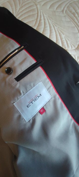 Americana traje hombre T60 negra