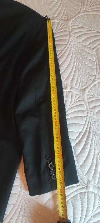 Americana traje hombre T60 negra