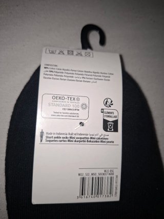 3 Pares Calcetines INEXTENSO Talla 43/46 Negros