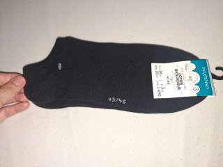 3 Pares Calcetines INEXTENSO Talla 43/46 Negros