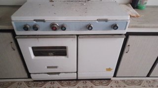 Cocina Vintage Azul y Blanca