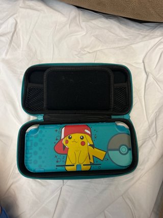 Custodia Nintendo Switch Lite Bianca e Turchese