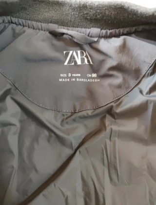 Chaleco Zara Kids gris