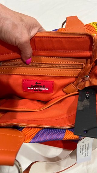 Bolso grande estampado sin estrenar