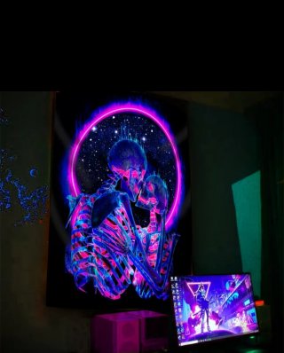 Decoración Calaveras UV