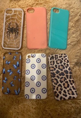 Cover iPhone 8: Ragno, Farfalle, Leopardato, Occhi