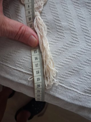 Colcha ganchillo vintage cama 90