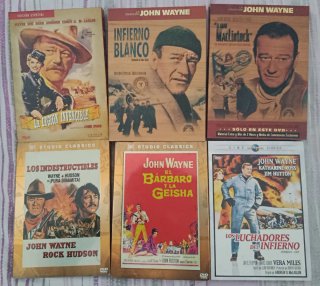 Colección John Wayne DVD Western de 31 Peliculas