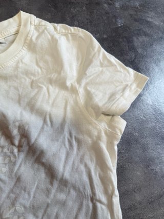 Camiseta Adidas Blanca Logo Grande Talla S