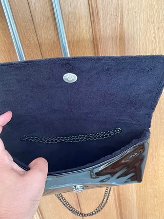 Neceser Chanel Piel Charol Negro