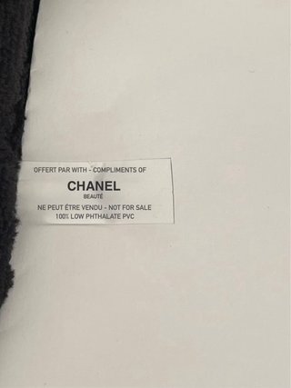 Neceser Chanel Piel Charol Negro