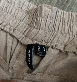 Pantalón Vero Moda Talla M Beige
