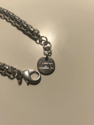 Pulsera eslabones plateada