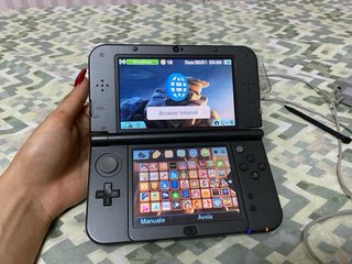 New Nintendo 3DS XL Argento IPS Completo