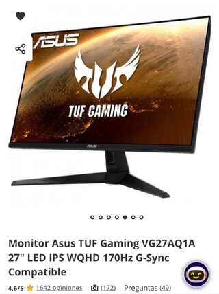 Monitor Asus TUF Gaming 27"