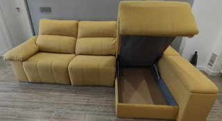 Sofá Chaiselongue Amarillo