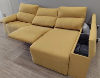 Sofá Chaiselongue Amarillo