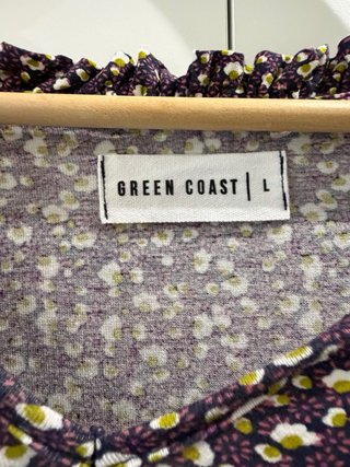 Vestido estampado floral manga larga XL
