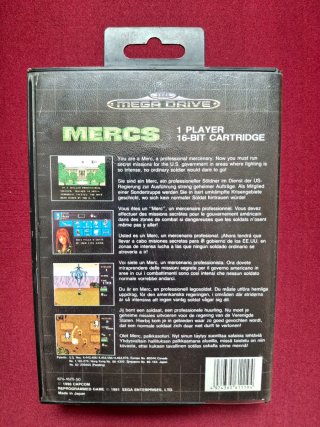 🇪🇸 MERCS SEGA MEGADRIVE PAL COMPLETO