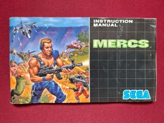 🇪🇸 MERCS SEGA MEGADRIVE PAL COMPLETO
