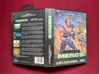 🇪🇸 MERCS SEGA MEGADRIVE PAL COMPLETO