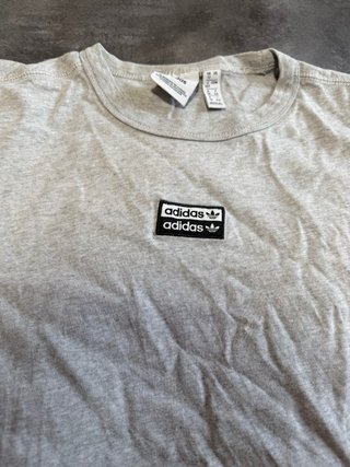 Camiseta Adidas Gris Talla L
