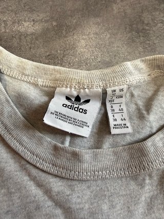Camiseta Adidas Gris Talla L