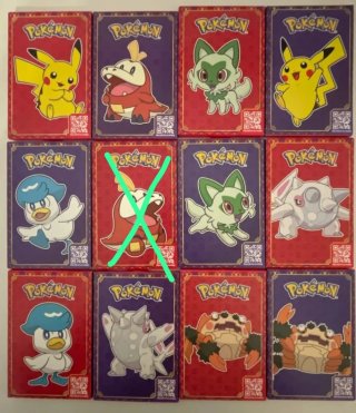Sobres de cartas Pokémon
