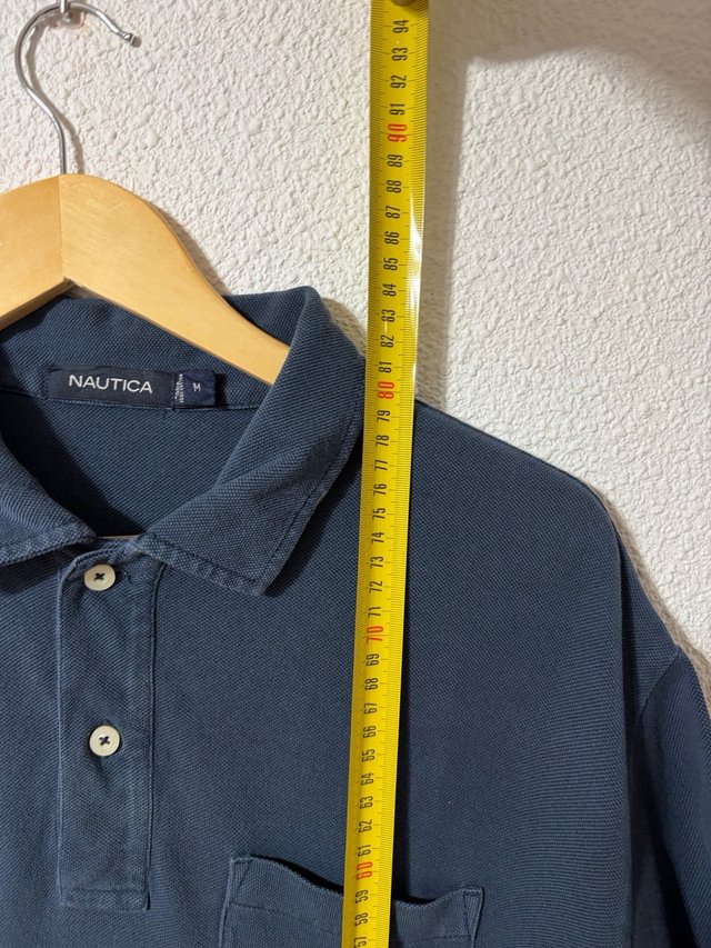 Polo Nautica Vintage Azul Grisáceo