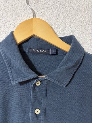 Polo Nautica Vintage Azul Grisáceo