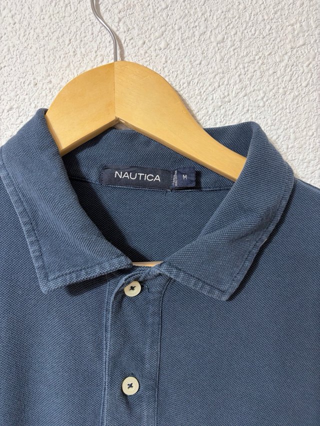 Polo Nautica Vintage Azul Grisáceo