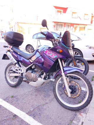 Kawasaki KLE 500 Morado
