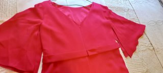 Vestido largo fiesta Carla Ruiz Rojo