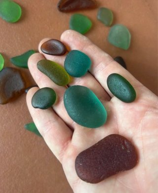 25 Cristales Marinos Variados