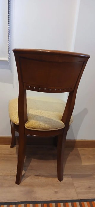 Conjunto de 3 sillas de comedor de madera