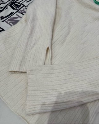 Jersey beige de punto