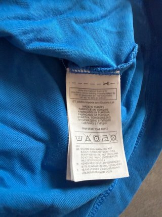 Camiseta deportiva Adidas azul Talla XL