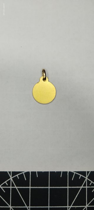 Colgante Oro 18k Geminis Vintage 80s NOS