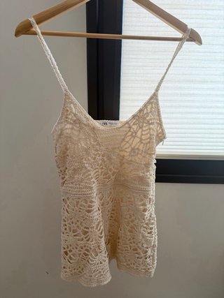 Mono crochet beige talla única