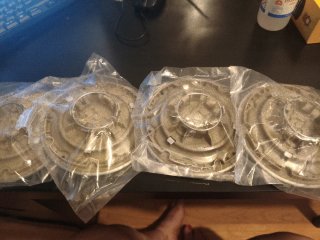 Tapa llanta Audi Plata (Set de 4)