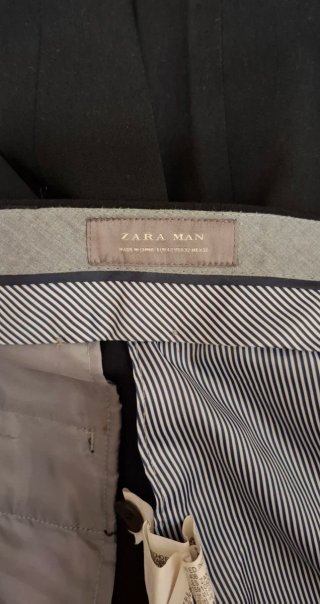 Pantaloni Zara Uomo Neri
