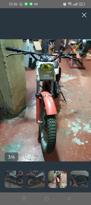 Montesa Cota 348 Trial Roja y Blanca