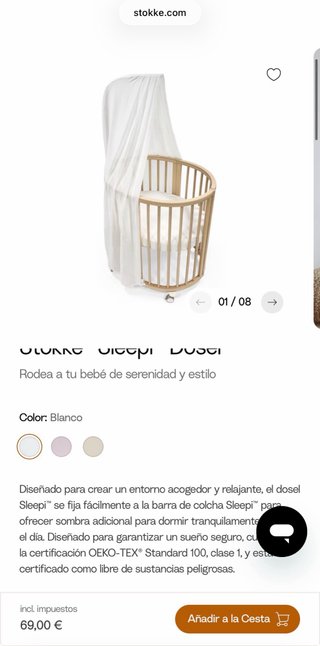 Pack Completo Stokke Sleepi Blanco