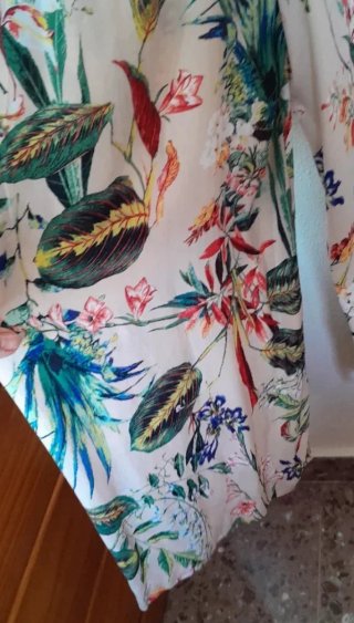 Mono largo estampado floral