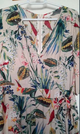 Mono largo estampado floral